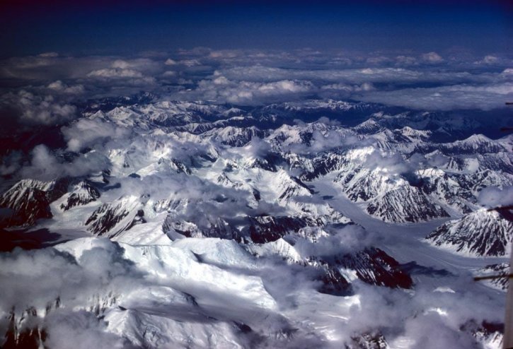 Alaska, phạm vi, quan điểm trên không