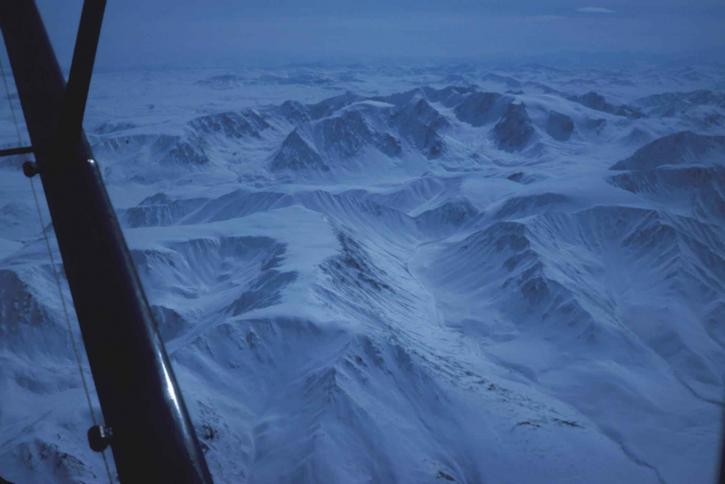 hegy, csúcs, a gleccser régió