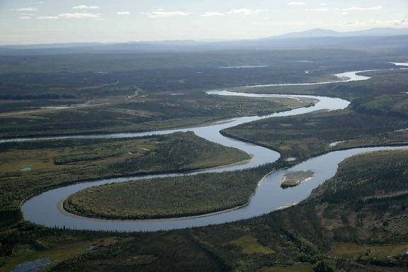 alatna, Koyukuk, river, confluence, Allakaket