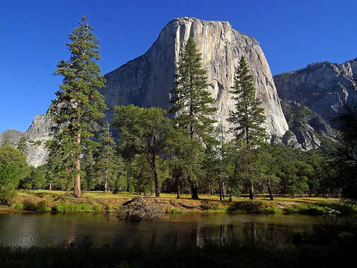 Capitan, Merced, ποτάμι, Yosemite, πάρκο