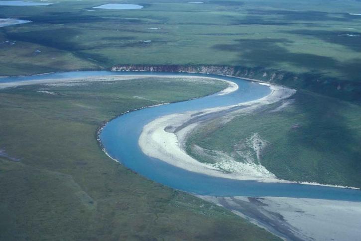 noatak, river, middle, section