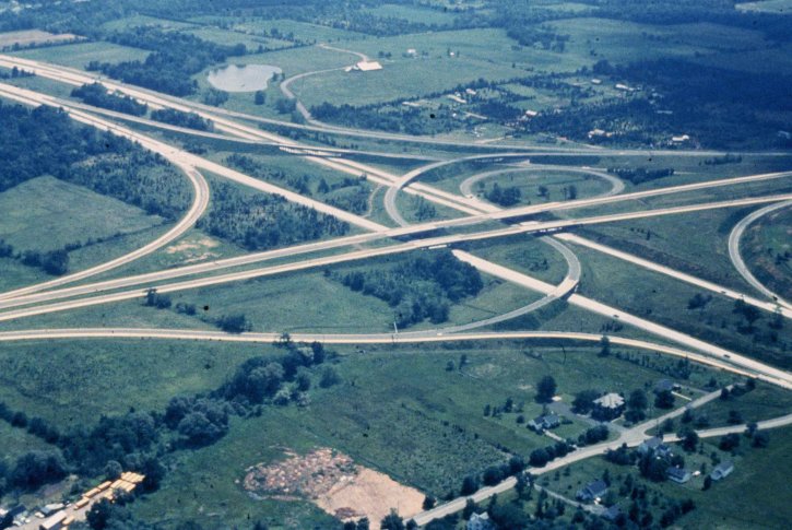highways, roadways, aerial, photography
