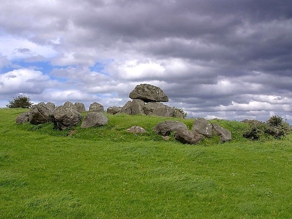 Irland, one, grave, carrowmore
