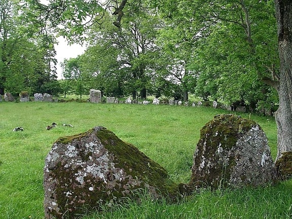 stone, circles, grange, Ireland