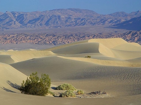 Death valley, púšte, piesok, duny