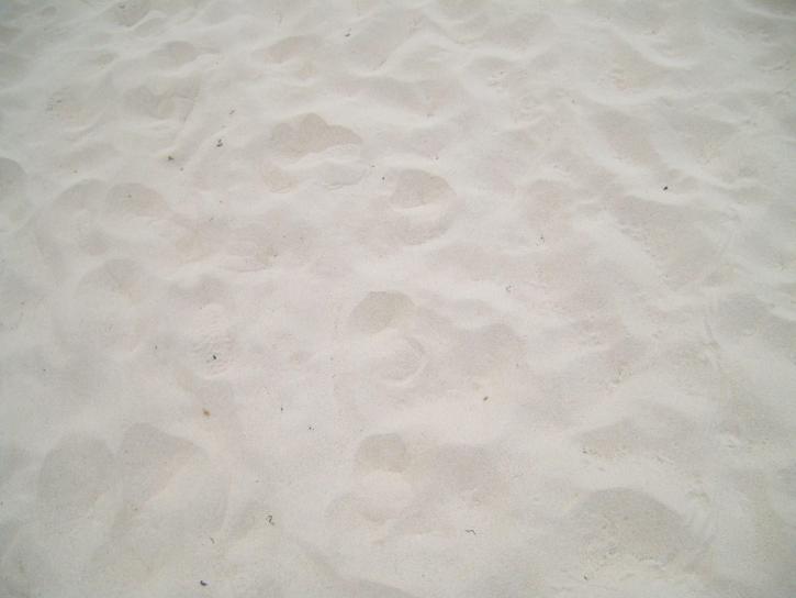 hvit sand