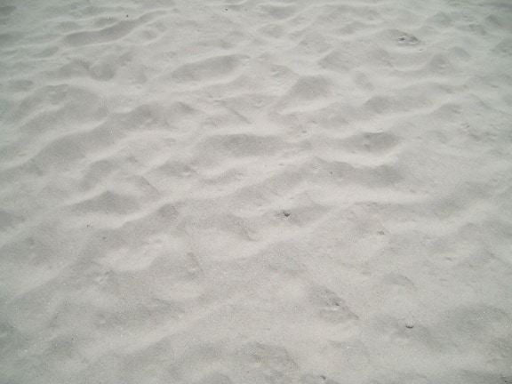 blanc, doux, sable, plage
