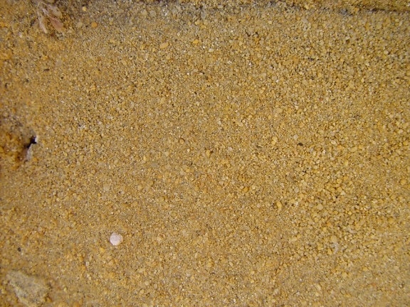 coarse, yellow, sand