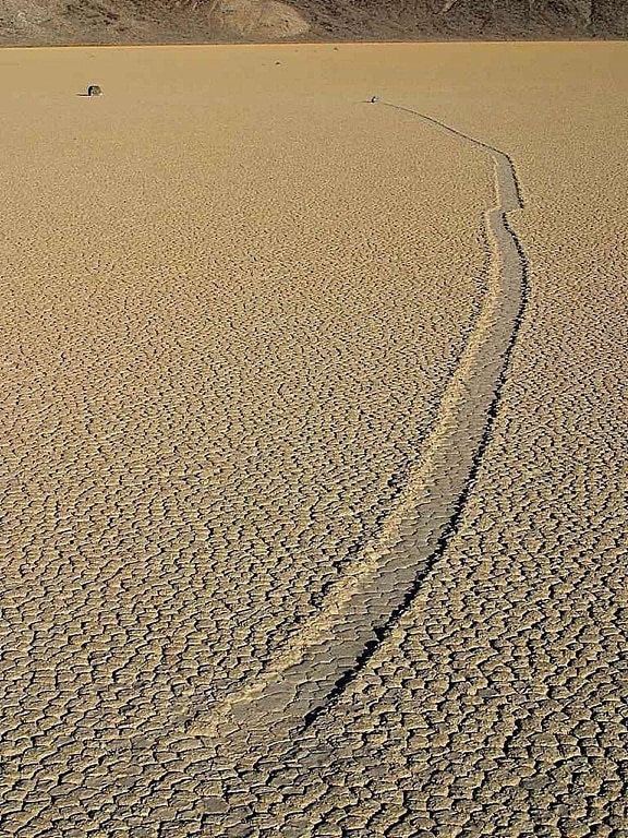 tracks, zand