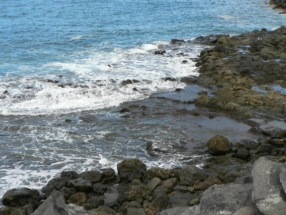 steinete, havet