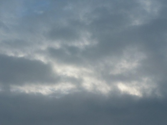 grå moln, sky, natur