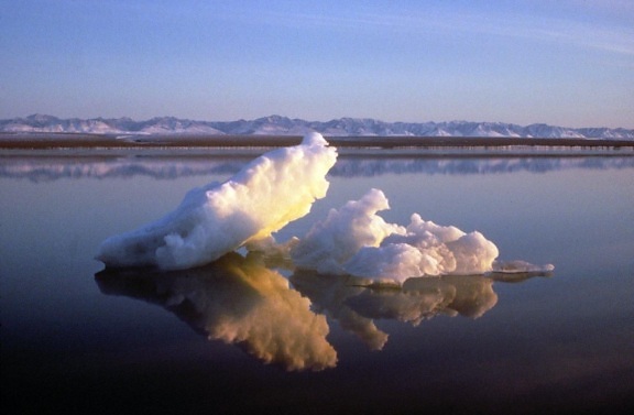 Beaufort, mar, hielo, arroyos, montaña, gama