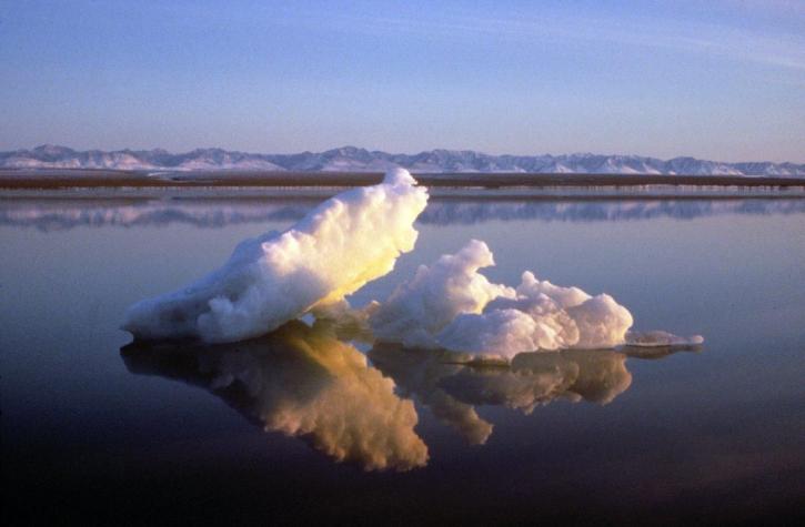 Beaufort, mar, hielo, arroyos, montaña, gama