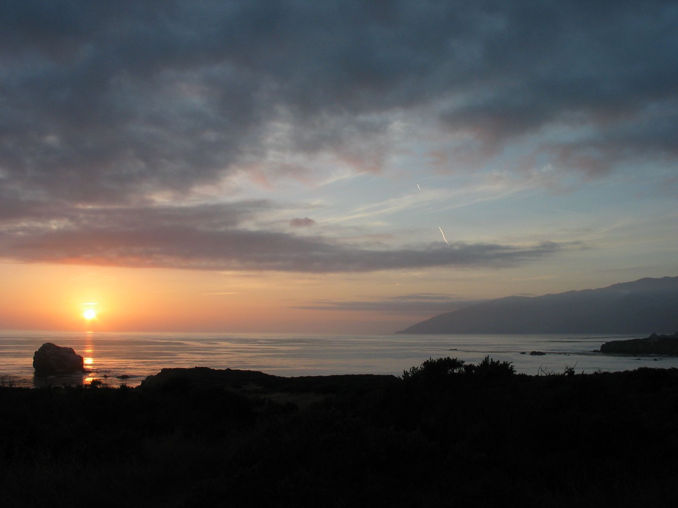 Free picture: plaskett, creek, campground, sunset, ocean, clouds