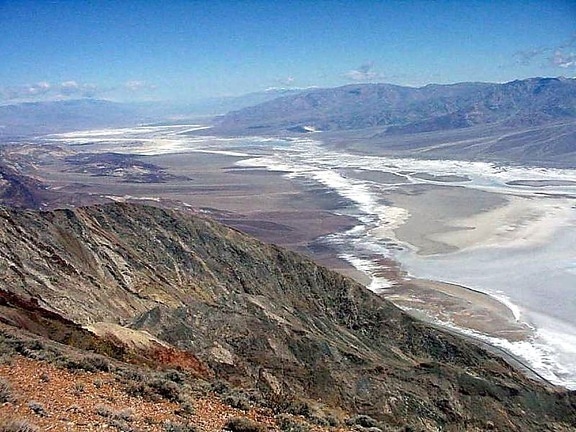 死の谷、塩、砂漠、山