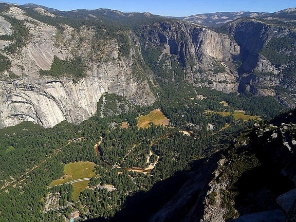 Yosemite, valley og glacier point
