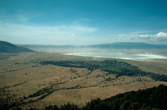 ngorongoro, cratère, scénique