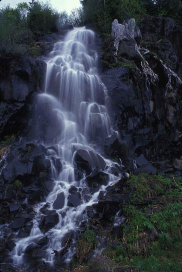 vannfall, vest, sentral, Oregon