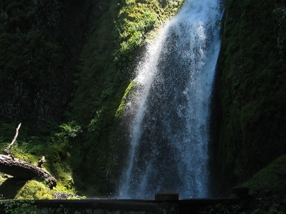 waterfall, nature, landscape