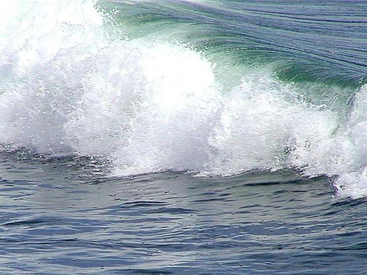 大きな波、海
