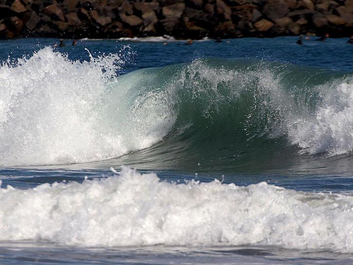 aaltoja, surffaajien