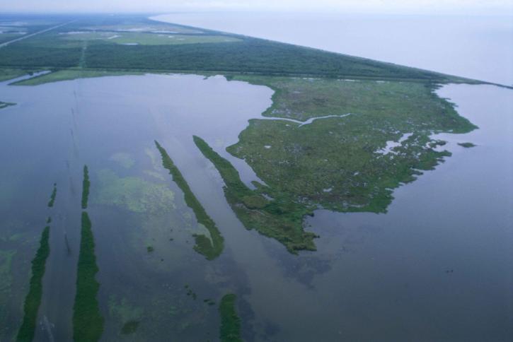 aerial, swamp, lakes