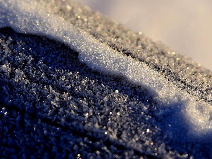 Frost, vinter, is