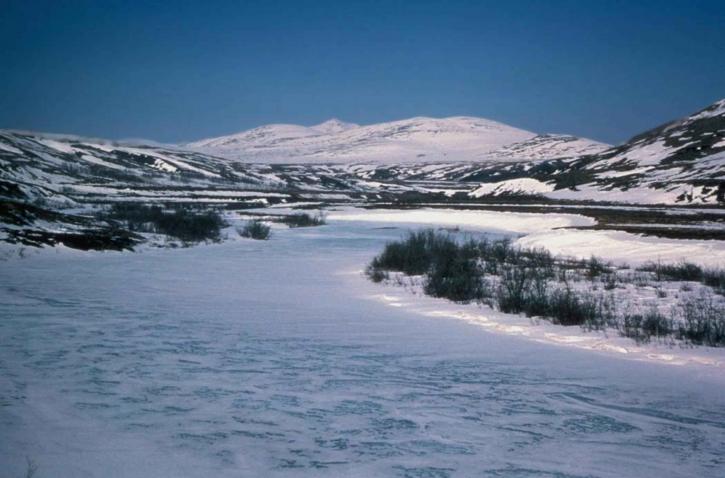 kisaralik, το ποτάμι, το χειμώνα