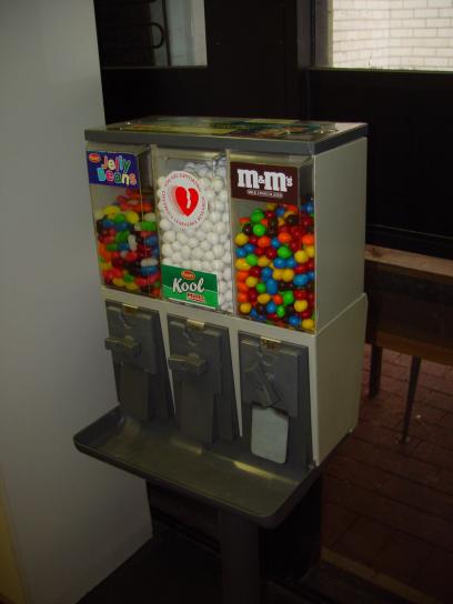 Candy, vending, maskin