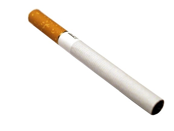 cigaretta, fehér háttér, stock, fotó