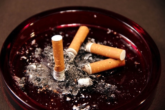 4, 담배, 담배 꽁 초, 재