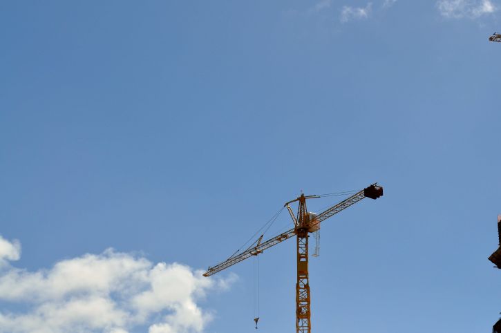 construction, machinery, crane