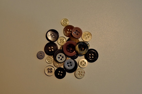 different, buttons, sewing