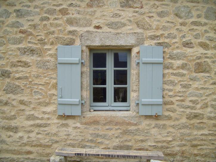 antiek, windows, steen, huis
