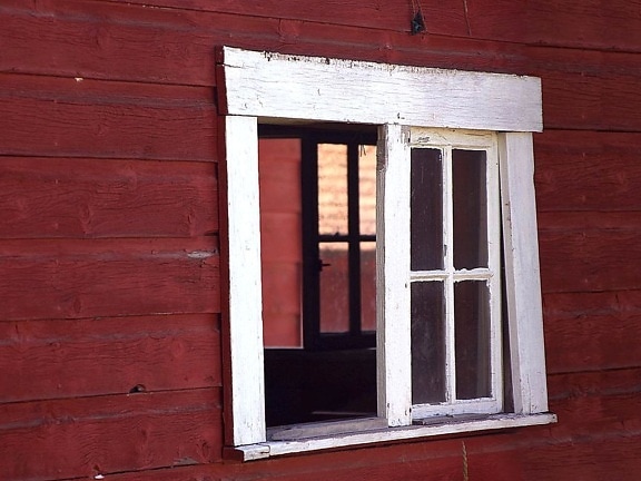 Barns, windows, piros