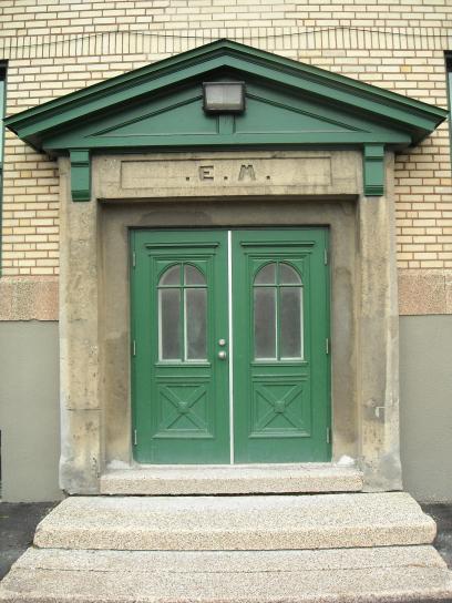 døren, grønn
