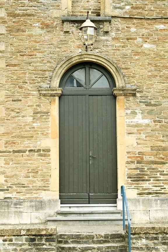παλιά, μοναδική, πόρτα