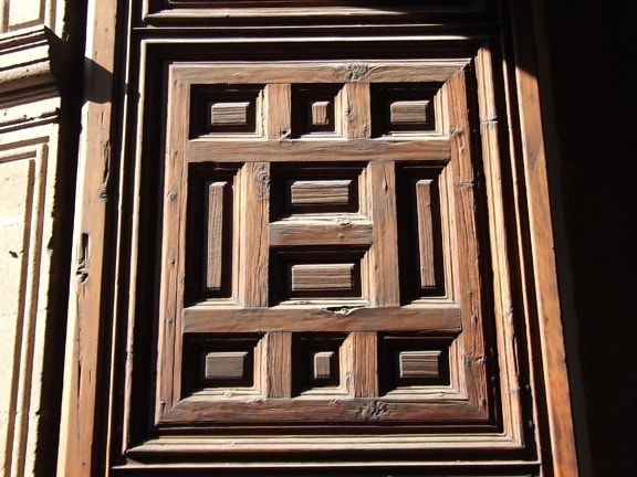 wooden, door