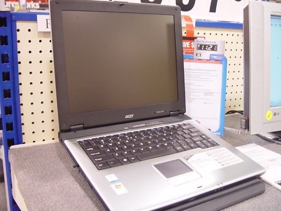 Acer aspire, 2355xc, laptop, počítač, obchod