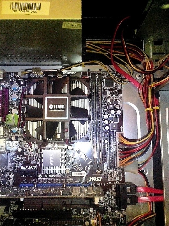 computer, motherboard, components