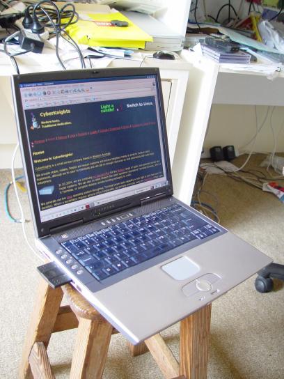 Linux, un ordenador portátil