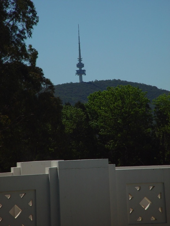 si è schiantato, astronave, comunicazioni, torre, Canberra