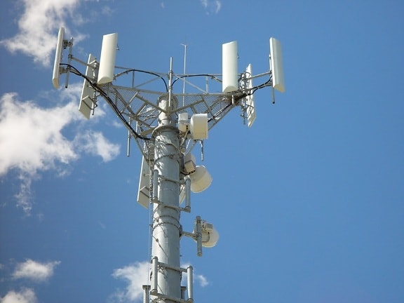 mobil telefon, antenna, torony