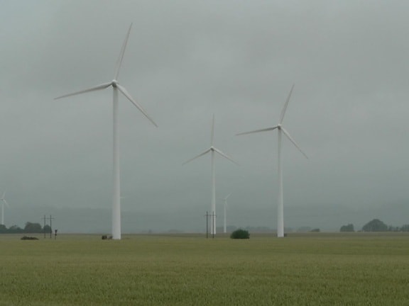 turbiny wiatrowe, energia elektryczna, generatory
