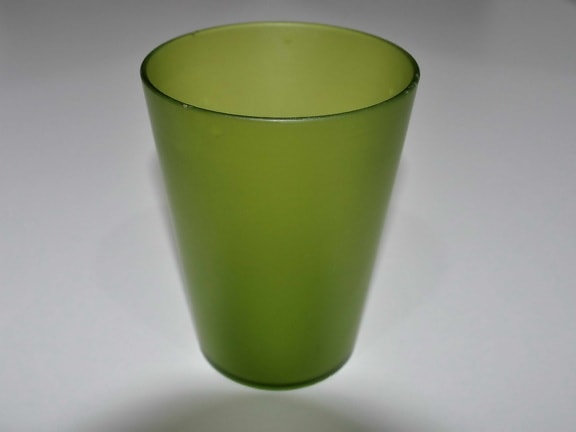 zöld, pohár, csésze
