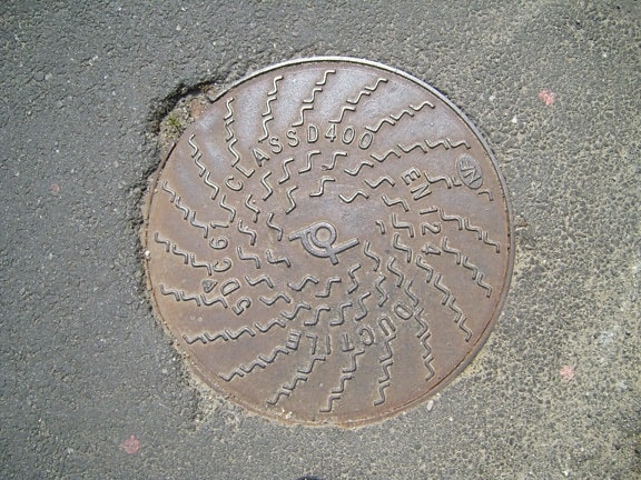 gully, cover, manhole, object