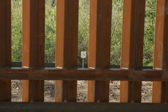 iron, wall, border
