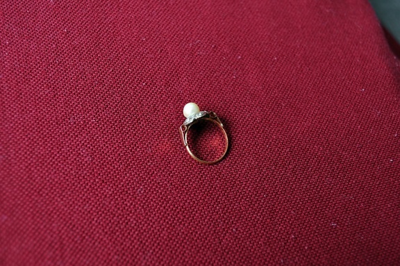 ring, jewelry, red, background