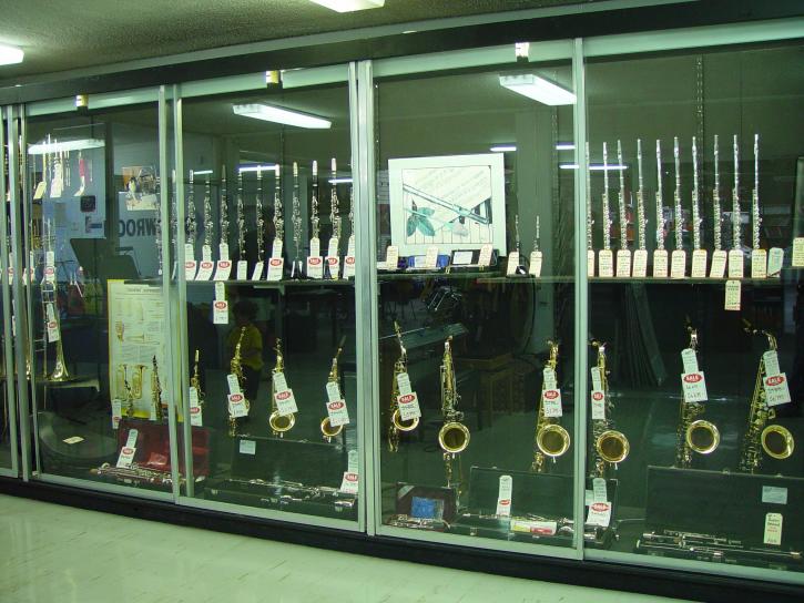 instrumente muzicale, display, cabinet