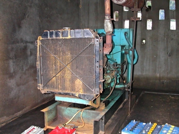 old, electricity, generator